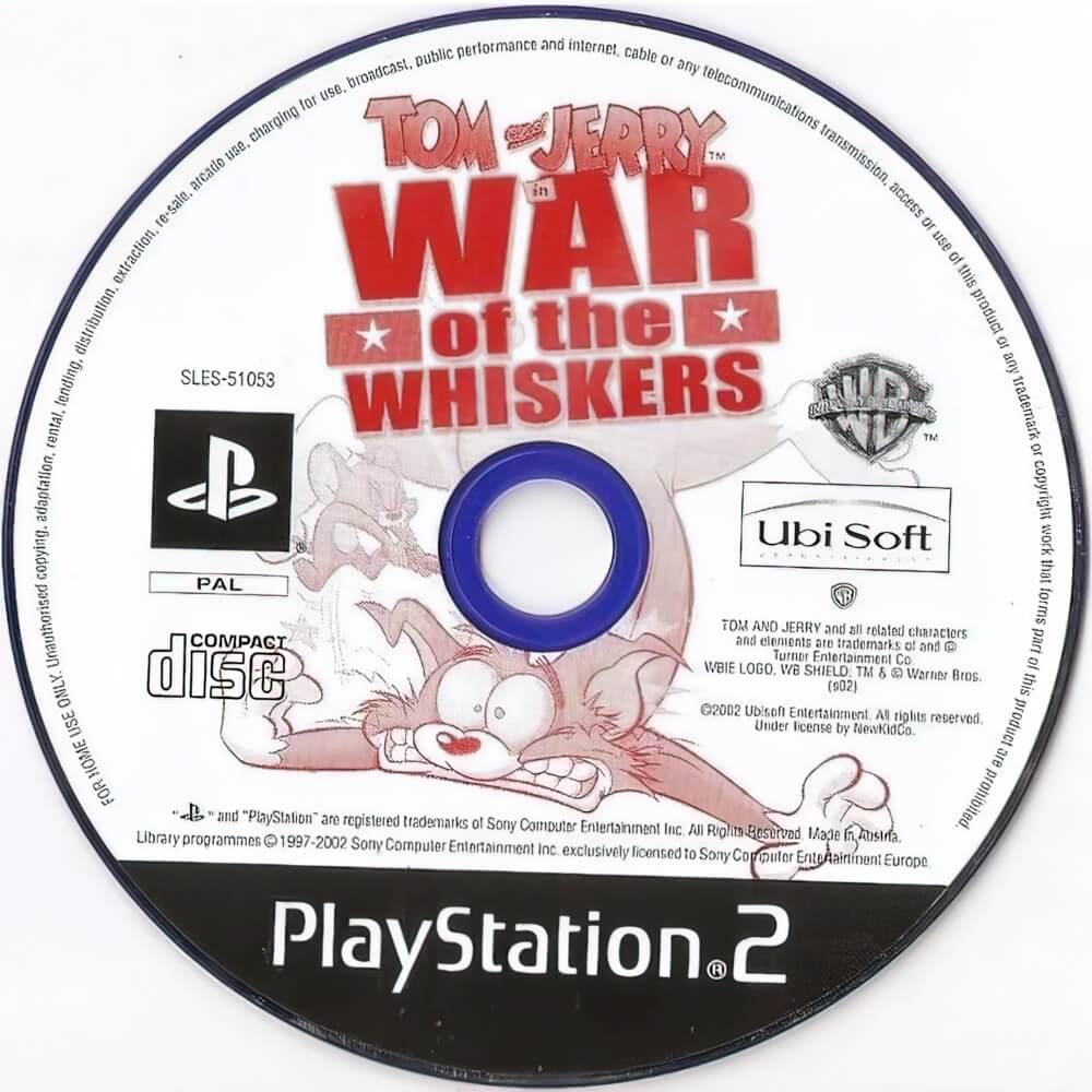 Лицензионный диск Tom & Jerry War of the Whiskers для PlayStation 2